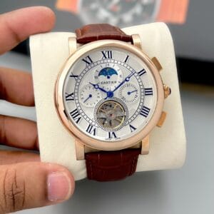 Cartier Skeleton Chronograph & Tourbillon Men’s Automatic Watch